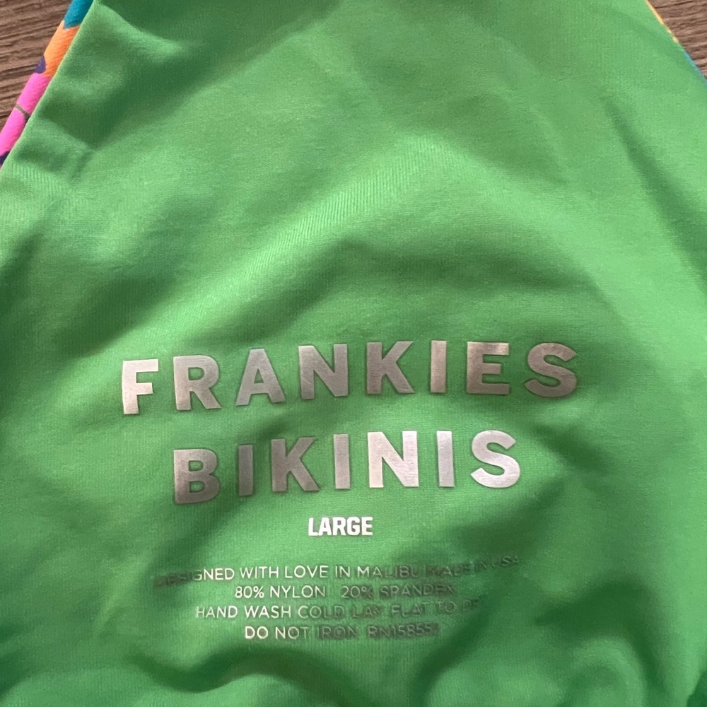 Frankie‘s Bikinis Nick String Triangle Bikini In … - image 2